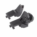 45 Degree Offset Front and Rear Backup Iron Sights - Flip-Up and Fixed