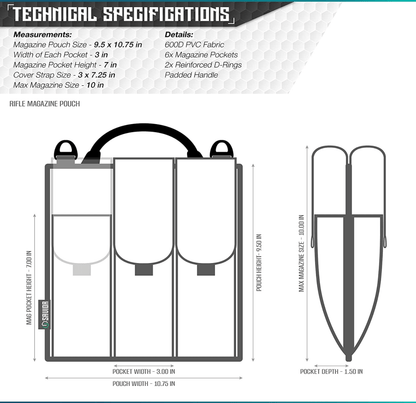 AR-15 Magazine Carrying Case