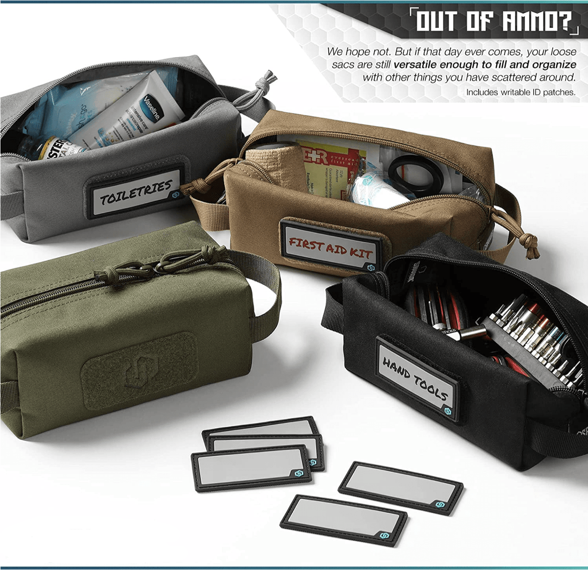 Soft Tactical Storage Pouch (4 Pack)