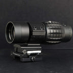 ‎BBRAND 3X MAGNIFIER FLIP TO SIDE SCOPE 3X30MM RIFLE MAGNIFIER WITH QD MOUNT AND LEN COVERS - OPTICREV