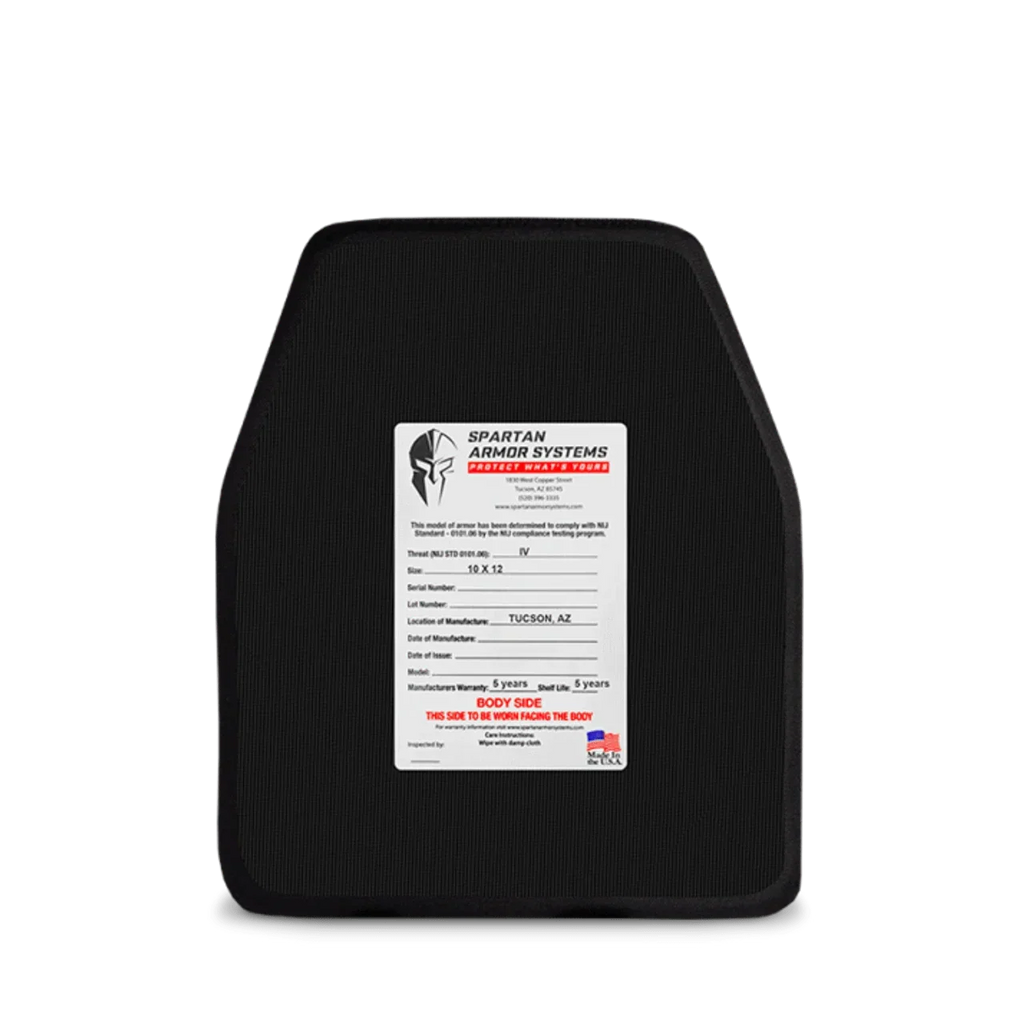 Spartan Level IV Ceramic Body Armor (Set of 2)