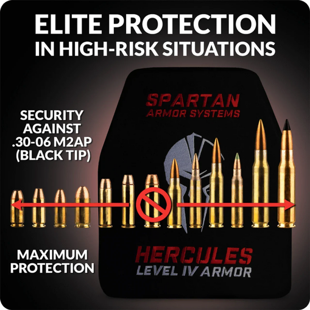 Spartan Level IV Ceramic Body Armor (Set of 2)