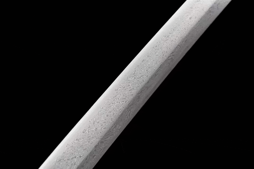 Damascus Samurai Katana [Auspicious Cloud Fighting Sword]