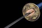 Damascus Samurai Katana [Auspicious Cloud Fighting Sword]