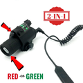 RidgeVanta Mountable Flashlight and Green Laser Module