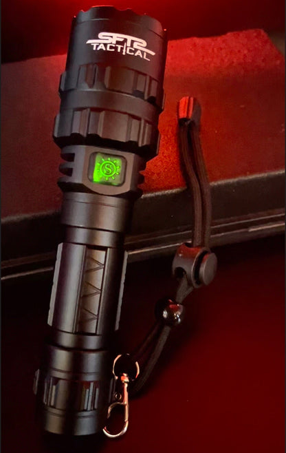 Tactical Multi Color Flashlight - 1600 Lumens
