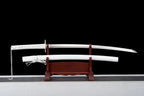 Hand Forged Anime Bleach Ichigo Bankai Sword Tensa Zangetsu Hand Polished  Spring Steel