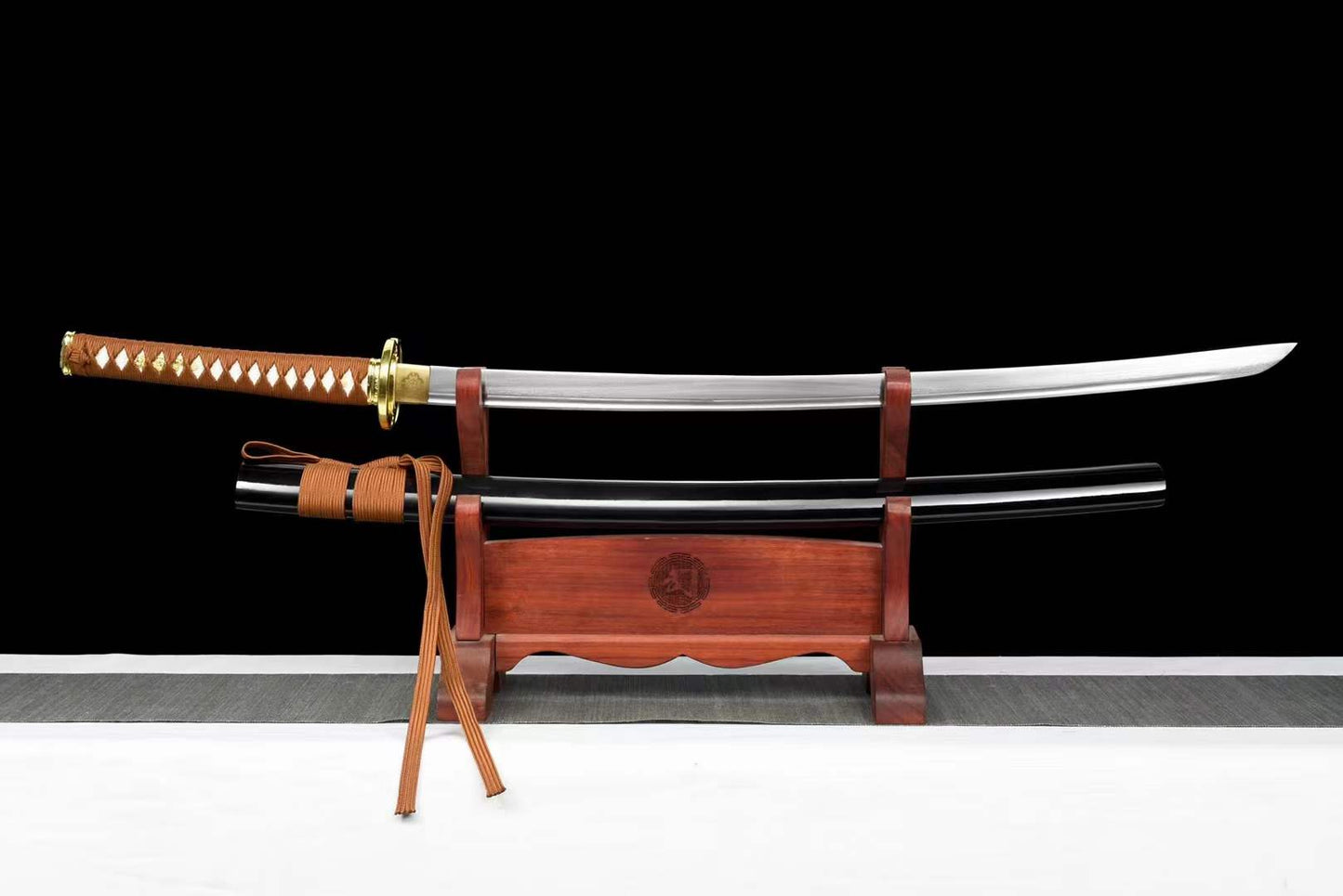 Hand Forged Anime Katana Himura Kenshin Reverse Blade Edition Pattern Steel