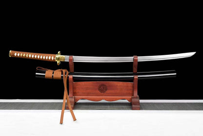 Hand Forged Anime Katana Himura Kenshin Reverse Blade Edition Pattern Steel