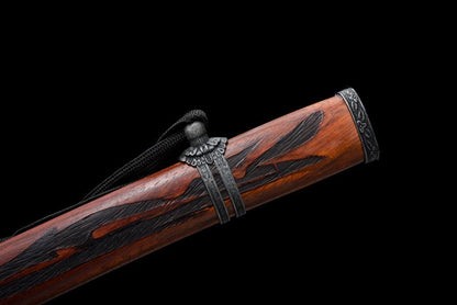 Hand Forged Anime Katana Sekiro：Shadows Die Twice Undead Cut Full Tang