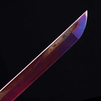 Hand Forged Anime Katana Sekiro: Shadows Die Twice Undead Cut High Manganese Steel Red Blade
