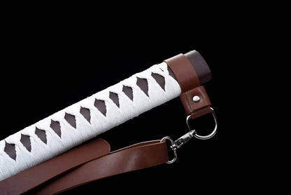 Hand Forged Anime Katana Walking Dead Mirror polishing