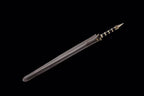 Hand Forged Detective Dee Sword breaker Pattern Steel Baked Blue