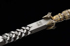 Hand Forged Dragon Scale Sword breaker 609 Pattern Steel