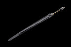 Hand Forged Gold Steel Sword breaker Damascus Steel