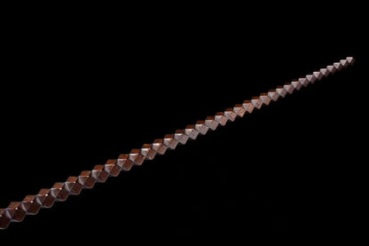 Hand Forged Gold Steel Sword breaker Damascus Steel