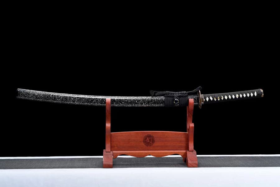 Hand Forged Japanese Samurai Katana Auspicious Clouds &Beasts T10 Turns the soil to burn blade
