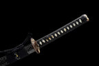 Hand Forged Japanese Samurai Katana Auspicious Clouds &Beasts T10 Turns the soil to burn blade