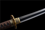 Hand Forged Japanese Samurai Katana Candle Dragon High Manganese Steel Blade blackening process