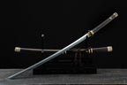 Hand Forged Japanese Samurai Katana Chi Dragon Pattern Steel Fine grinding