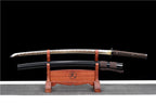 Hand Forged Japanese Samurai Katana Dragon King High Manganese Steel Baked gold blades