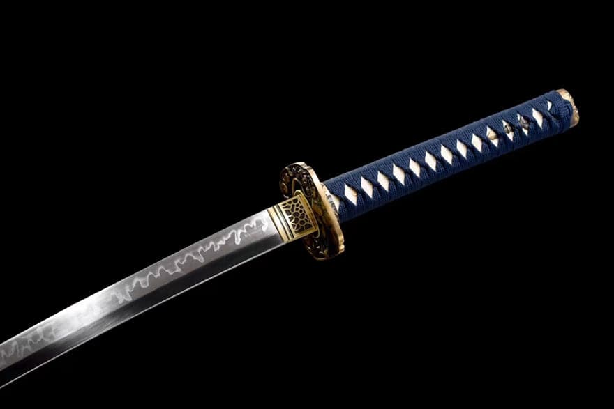 Hand Forged Japanese Samurai Katana Kṣitigarbha Bodhisattva T10 Carbon steel Mirror grinding