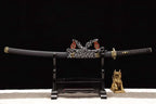 Hand Forged Japanese Samurai Katana Lion T10 Carbon steel Full Tang