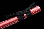 Hand Forged Japanese Samurai Katana Naraka：Bladepoint Pattern Steel Blade baking blue