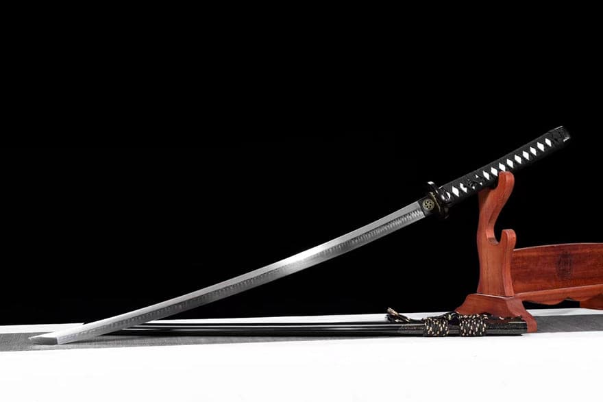 Hand Forged Japanese Samurai Katana Phantom Feather T10 Carbon steel Mirror grinding