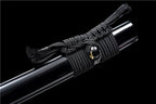 Hand Forged Japanese Samurai Katana Rose High Manganese Steel Purple Blade