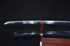 Hand Forged Japanese Samurai Katana 菊丸 きくまる T10 Carbon steel Blade baking blue