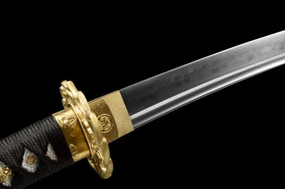 Hand Forged Japanese Short knife Yoshioka T10 Turns the soil to burn blade