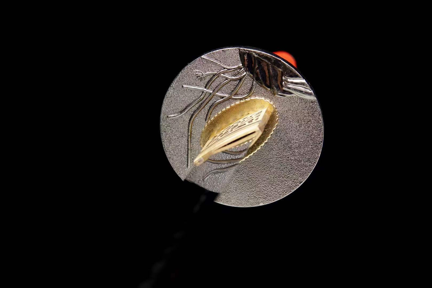 Hand Forged Japanese Tanto Red Sky Short Sword T10 Turns the soil to burn blade