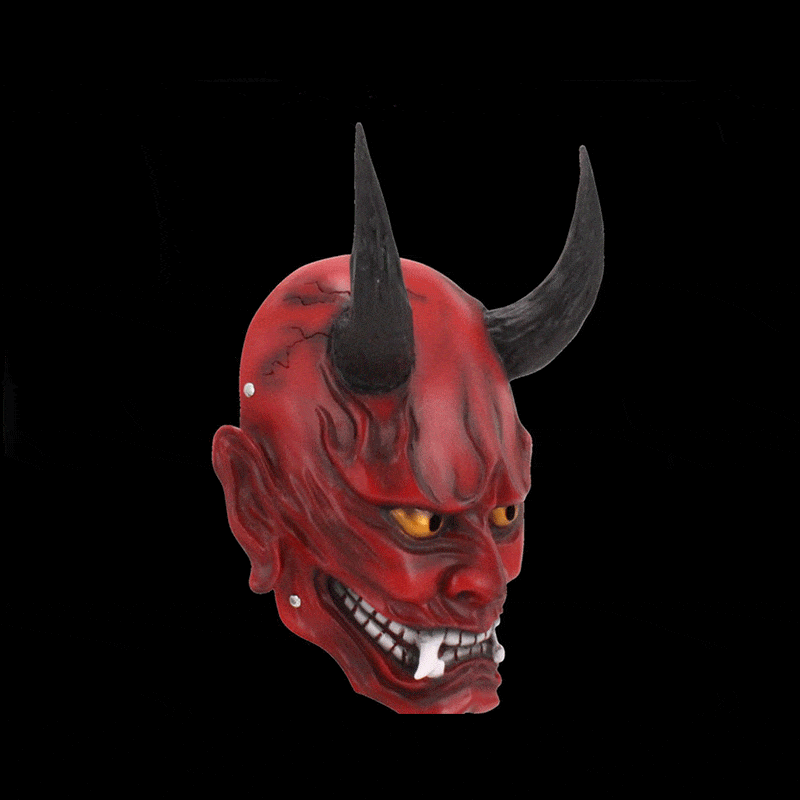 Hand-Made Japanese Hannya Ball COS Oni Mask