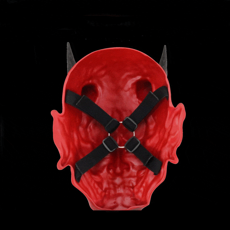 Hand-Made Japanese Hannya Ball COS Oni Mask