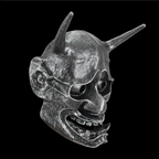 Hand-Made Japanese Hannya Devil Sushi Resin Oni Mask