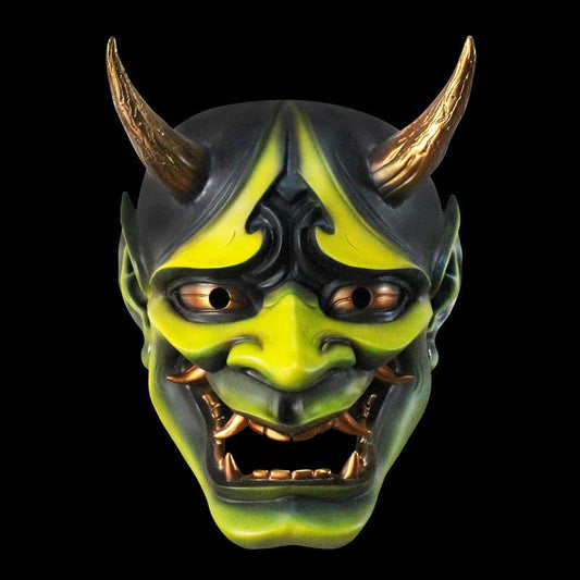 Hand-Made Japanese Hannya Hundred Ghosts at Night  Oni Mask