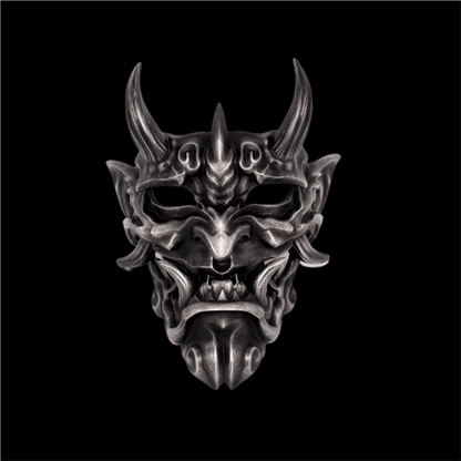 Hand-Made Japanese Hannya Little Noodle Ghost Resin Oni Mask