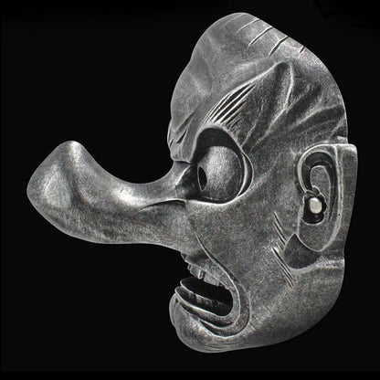 Hand-Made Japanese Hannya Red Tengu Resin Oni Mask