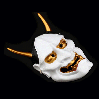Hand-Made Japanese Hannya 凛凛蝶 Resin Oni Mask