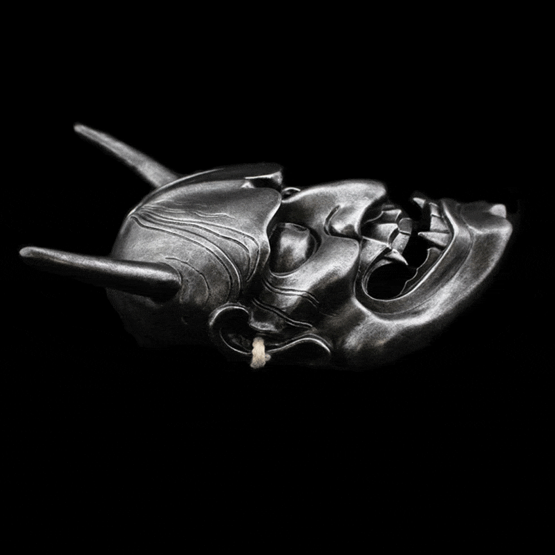 Hand-Made Japanese Hannya 凛凛蝶 Resin Oni Mask