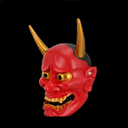 Hand-Made Japanese Hannya Resin Oni Mask