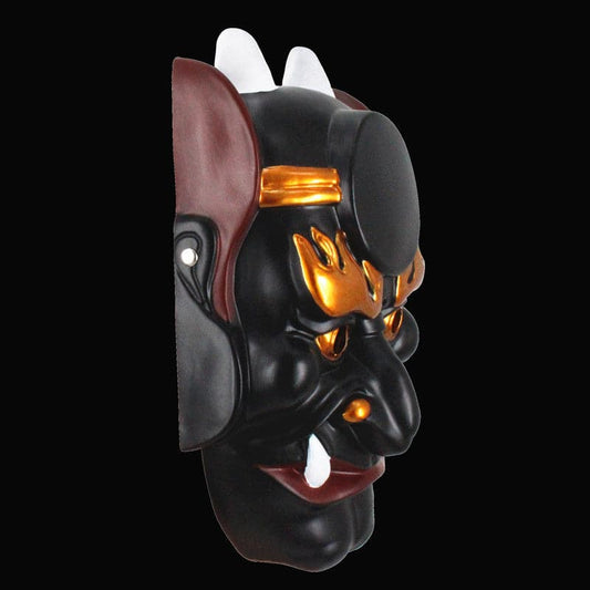 Hand-Made Japanese Hannya Tengu Geisha Resin Oni Mask