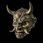 Hand-Made Japanese Resin Oni Mask
