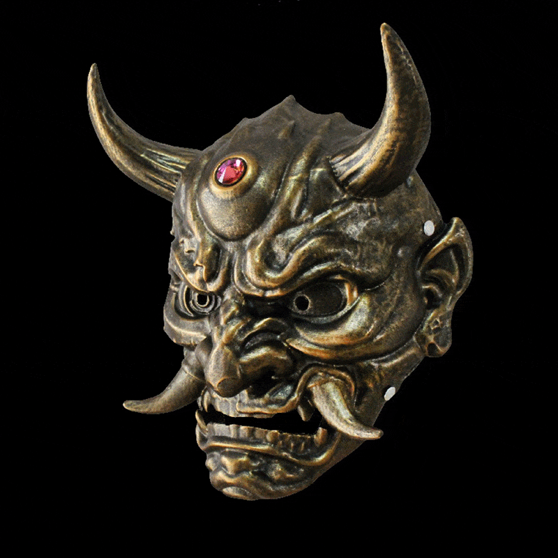 Hand-Made Japanese Resin Oni Mask