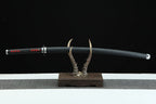 Handmade Anime Demon Slayer Tanjiro Nichirin Sword 1045 High Carbon Steel Black
