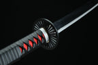 Handmade Anime Demon Slayer Tanjiro Nichirin Sword 1045 High Carbon Steel Black