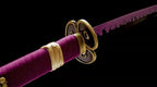 Handmade Anime Katana One Piece Roronoa Zoro's Enma Sword Purple Blade 1045 High Carbon Steel Purple