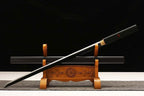 Handmade Anime NARUTO Sasuke Kusanagi-No-Tsurugi Sword Shirasaya Ninja Sword Spring Steel WhiteBlade