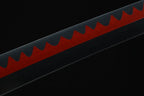 Handmade Anime One Piece Roronoa Zoro's Shusui Katana Sword 1045 High Carbon Steel Red Black Blade